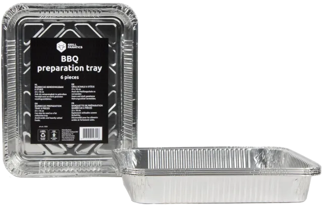Grill Fanatics Bereidingsbak Klein grillform 23 x 18 cm 6 stk aluminium