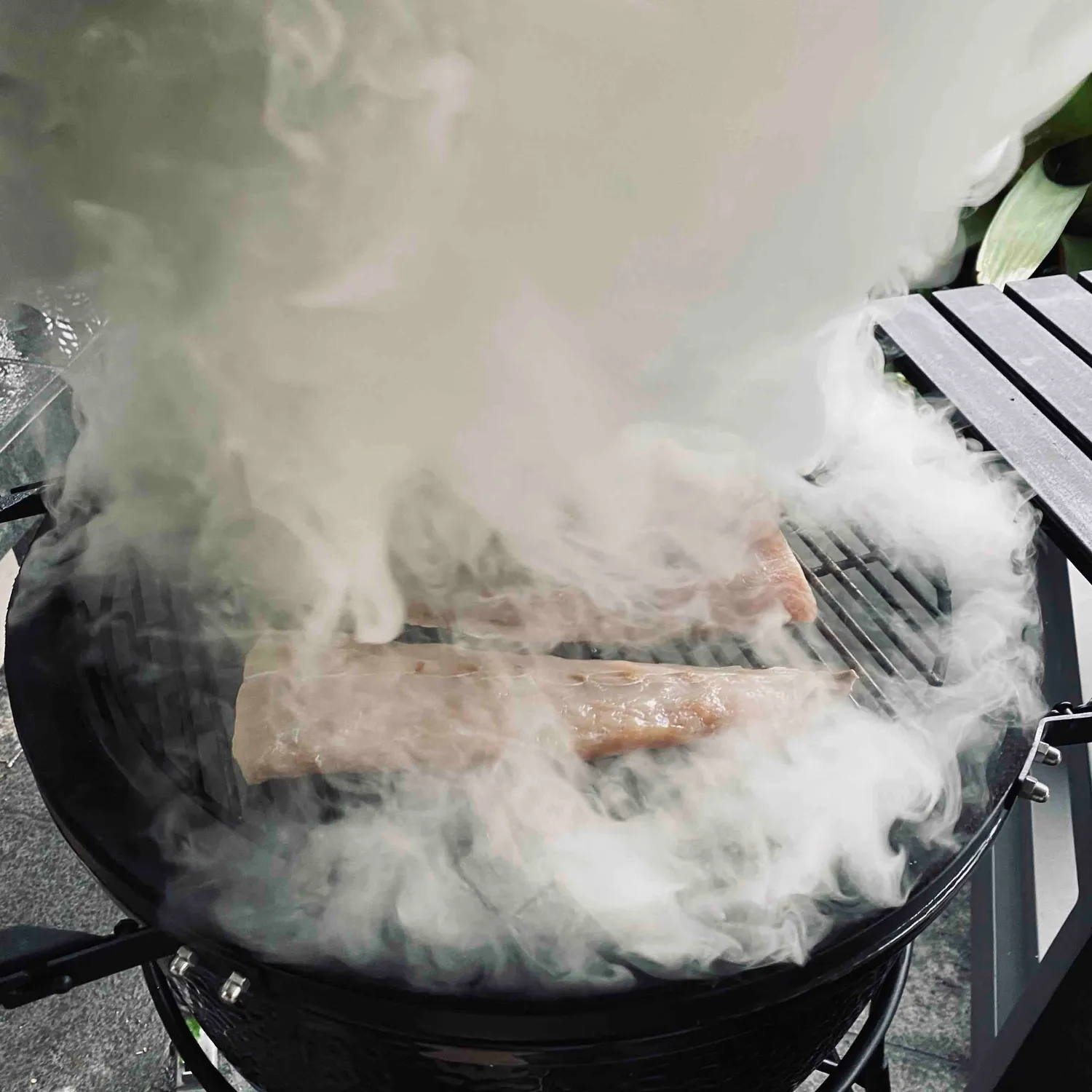 SMOKAI Classic Kamado-adapter for 1L røykenerator, rustfritt stål