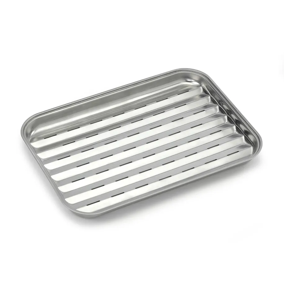 Barbecook gjenbrukbar grillpanne i rustfritt stål