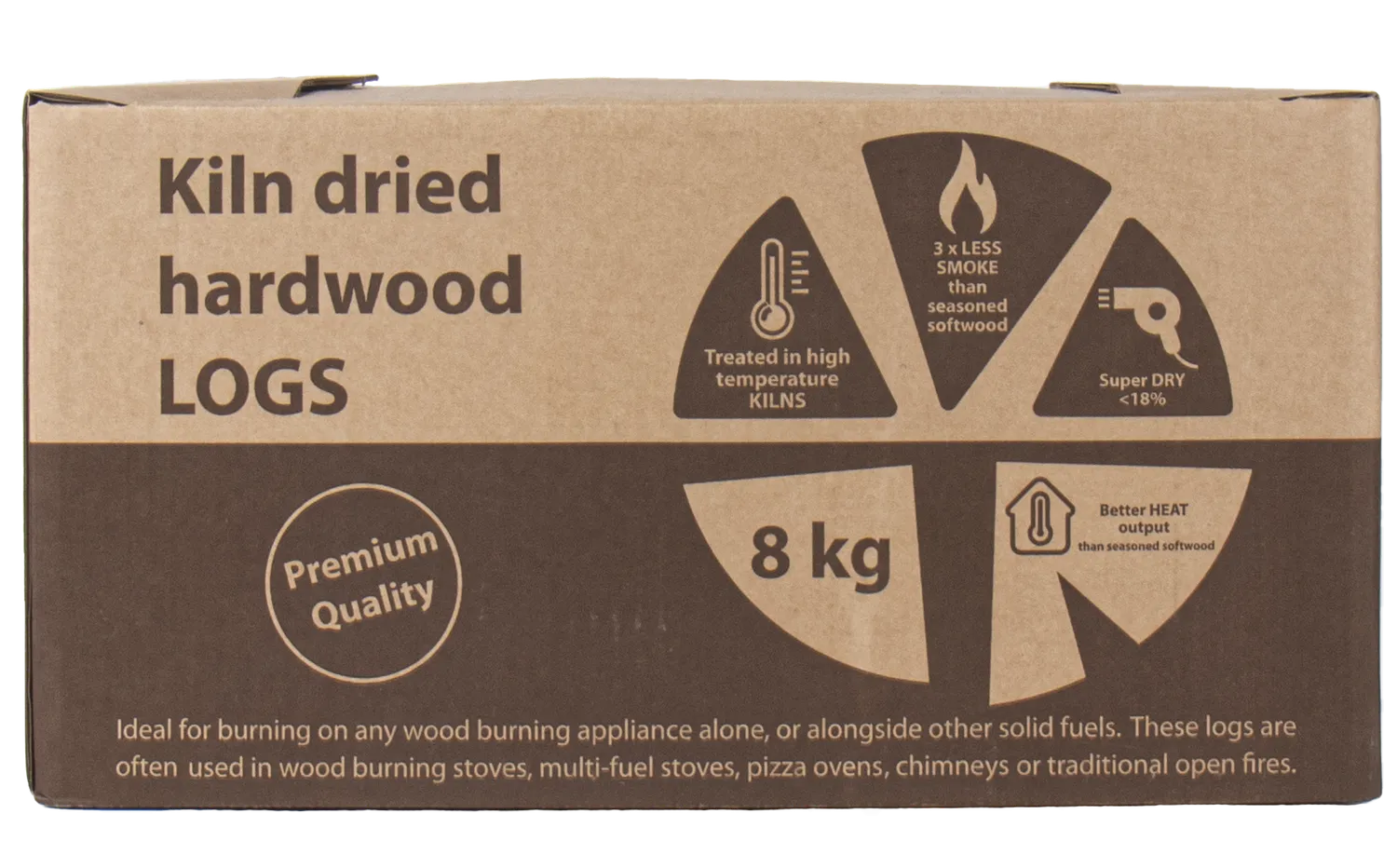 Grill Fanatics pizzaved 8 kg – ovnstørket hardtre