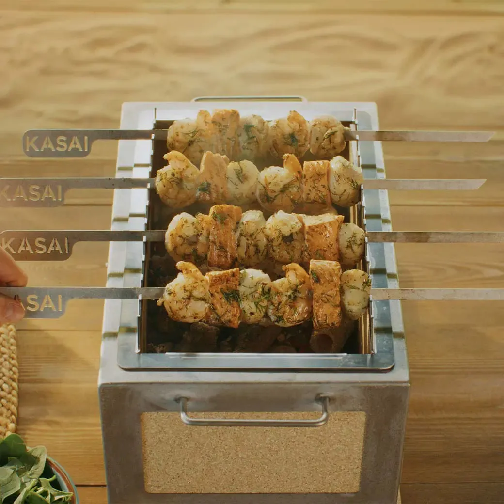 Nano Kasai Konro Grill grill med ramme 2–3 personer