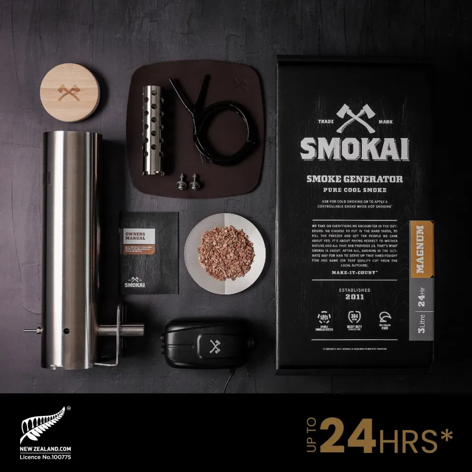SMOKAI Magnum 3 L røykenerator med justerbar røykmengde