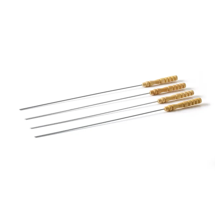 Barbecook grillspyd i FSC-tre, 4 stk.