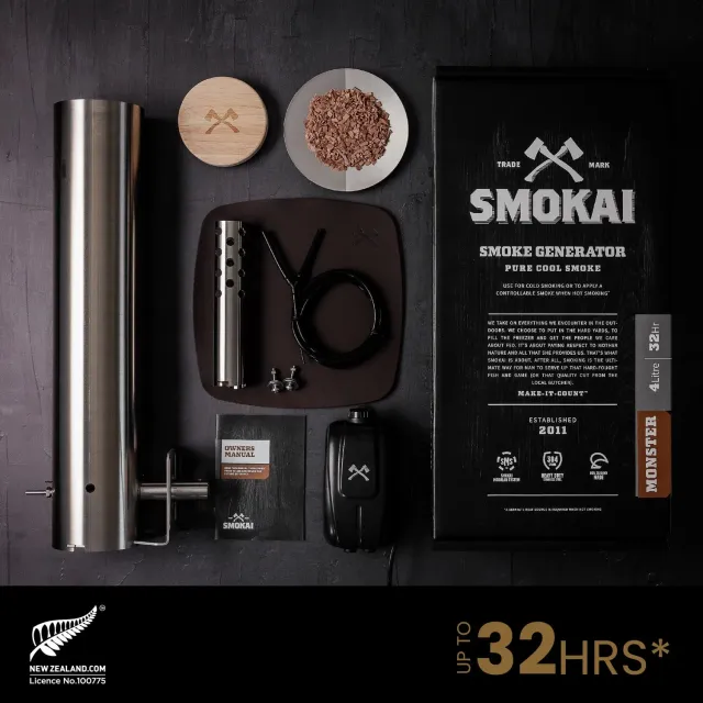 SMOKAI Monster 4 Litre Smoke Generator røykenerator EU 240 V kald røyk