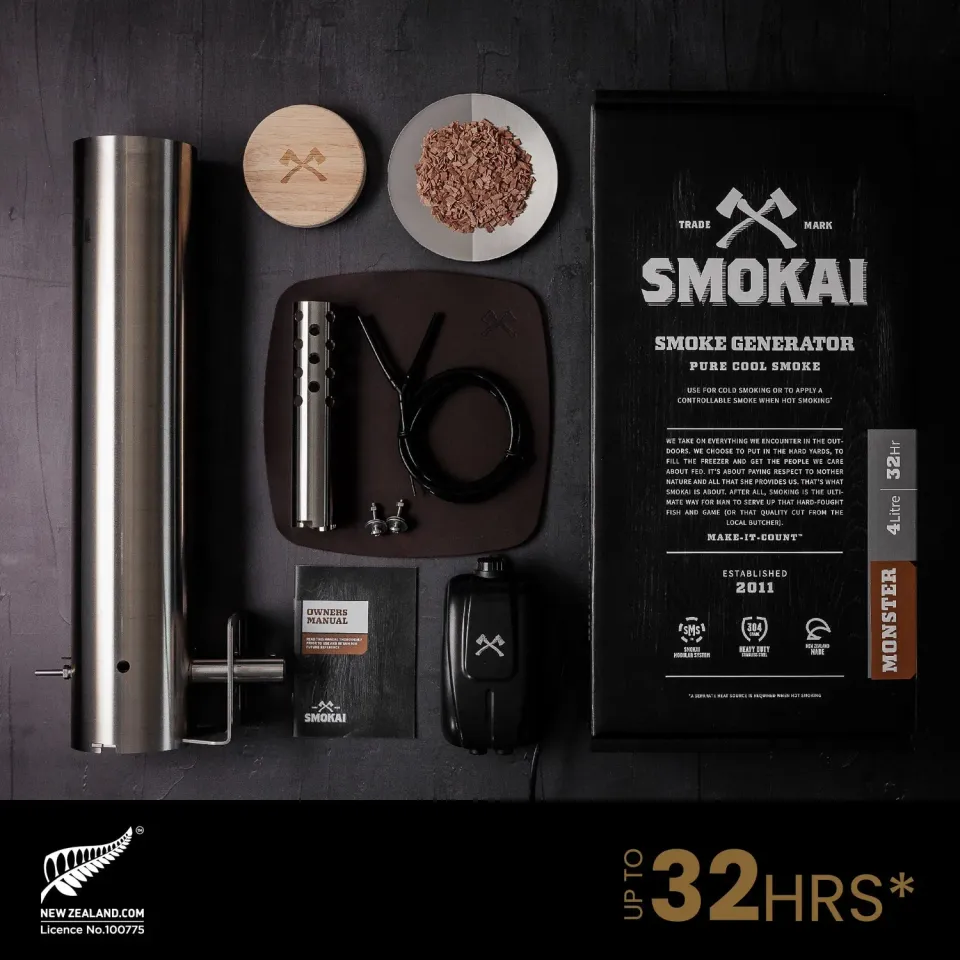 SMOKAI Monster 4 Litre Smoke Generator røykenerator EU 240 V kald røyk