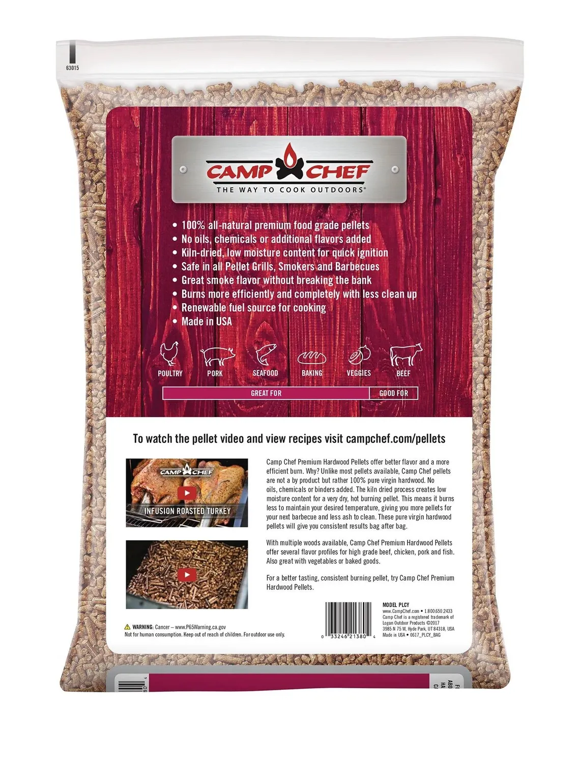 Camp Chef Hardwood Pellets grillpellets Southwest Mesquite 10 kg kraftig røyk
