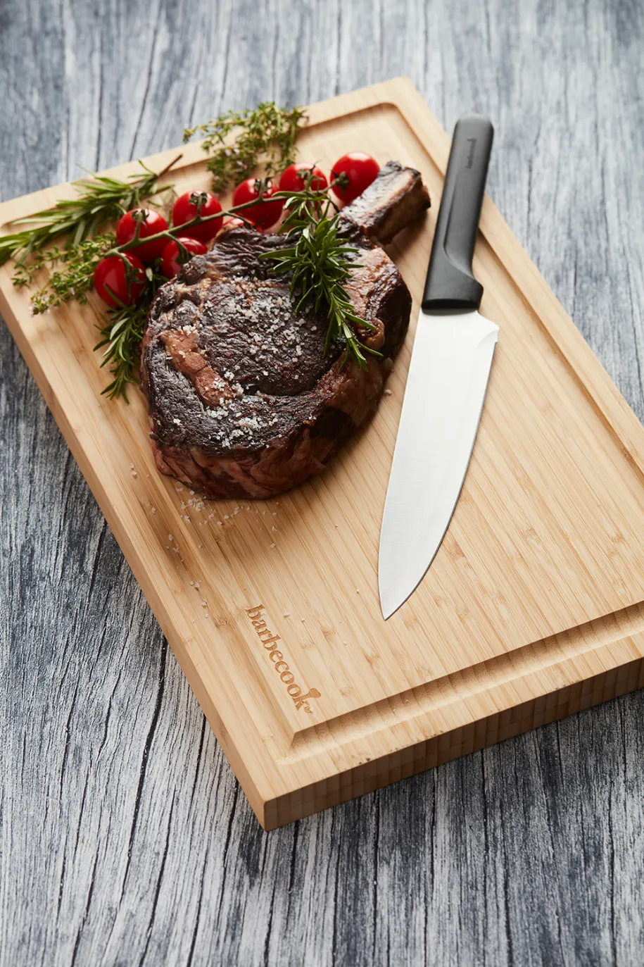 Barbecook Bamboo cutting board with groove 46,5x28x2,8 cm skjærebrett FSC