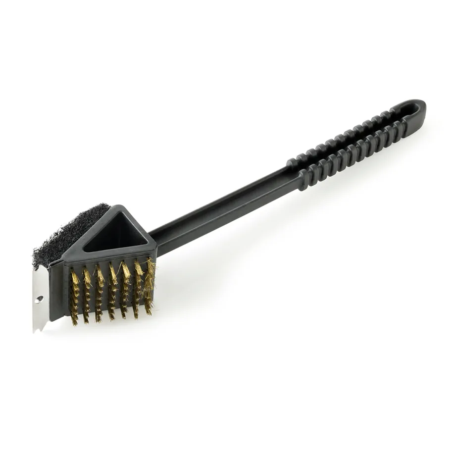 Barbecook 3-in-1 long brush grillbørste lang svart