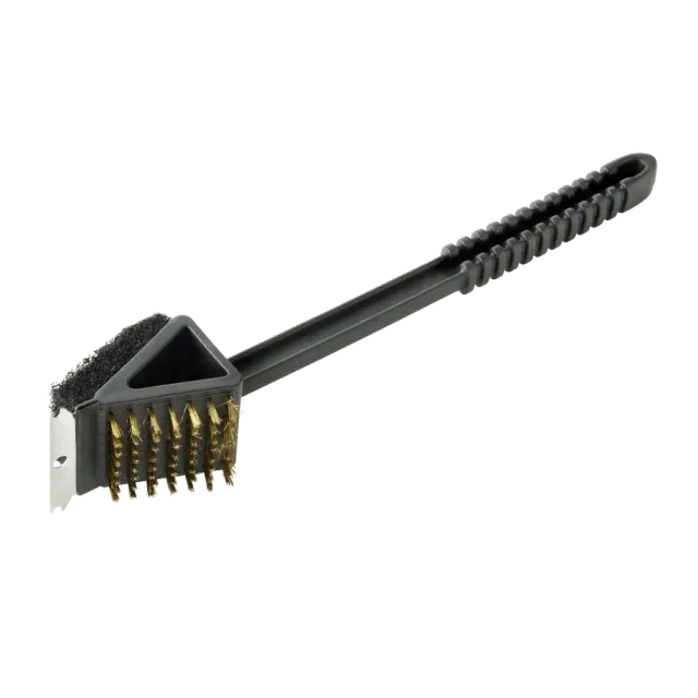 Barbecook 3-in-1 long brush grillbørste lang svart