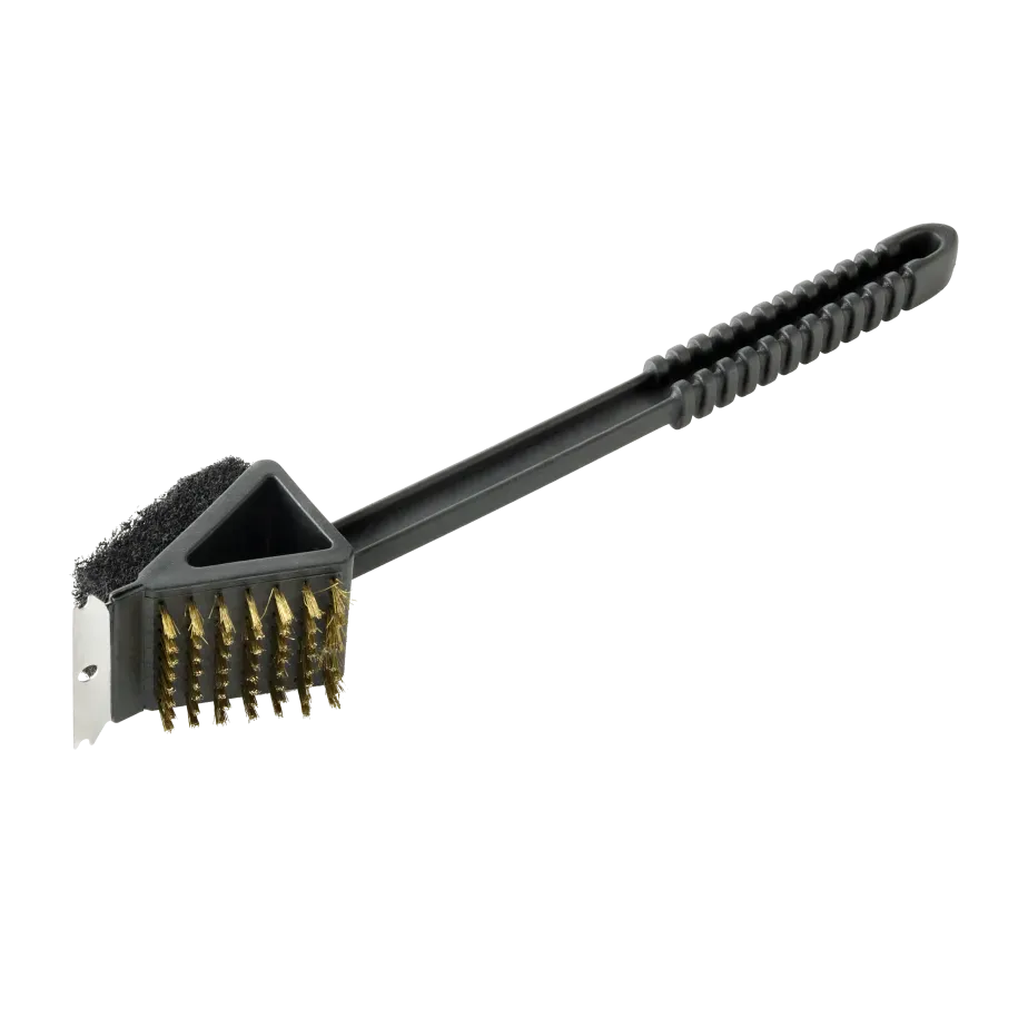 Barbecook 3-in-1 long brush grillbørste lang svart