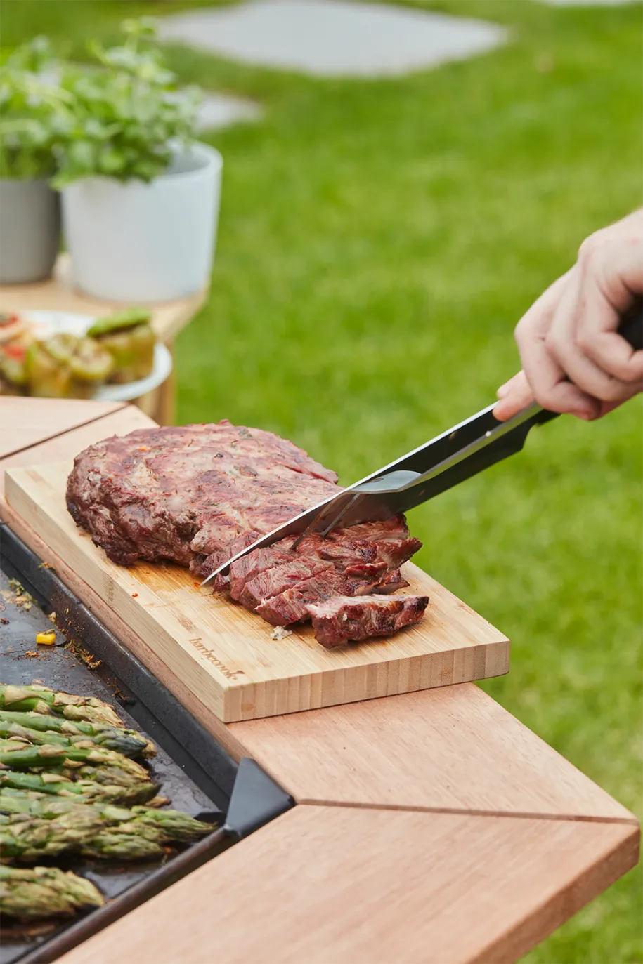 Barbecook Nestor sidebord FSC-tre