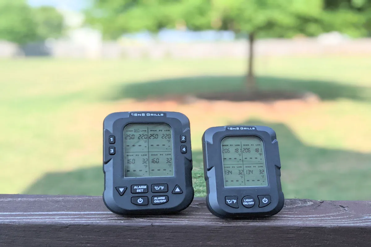 SnS Grills SnS-500 Digital Thermometer grilltermometer 4 prober
