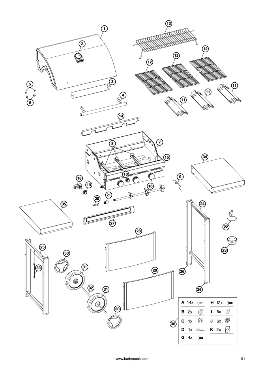 Barbecook Spring 3002 gassgrill