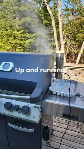 SMOKAI Classic 1L-adapter til grillrotisseri i rustfritt stål