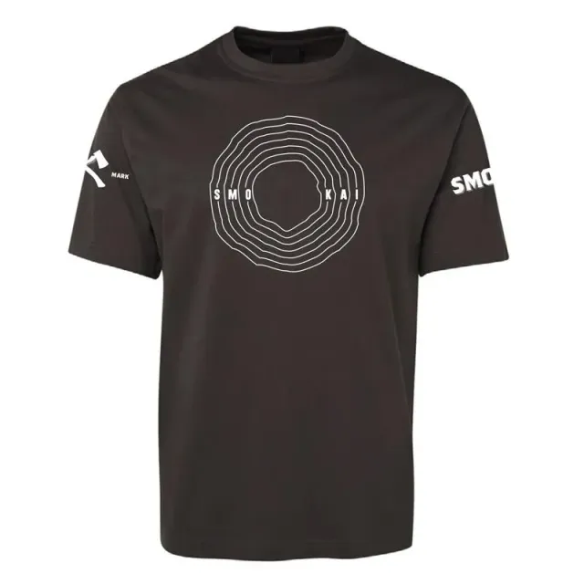 SMOKAI The Cut Black T-skjorte 2XL bomull