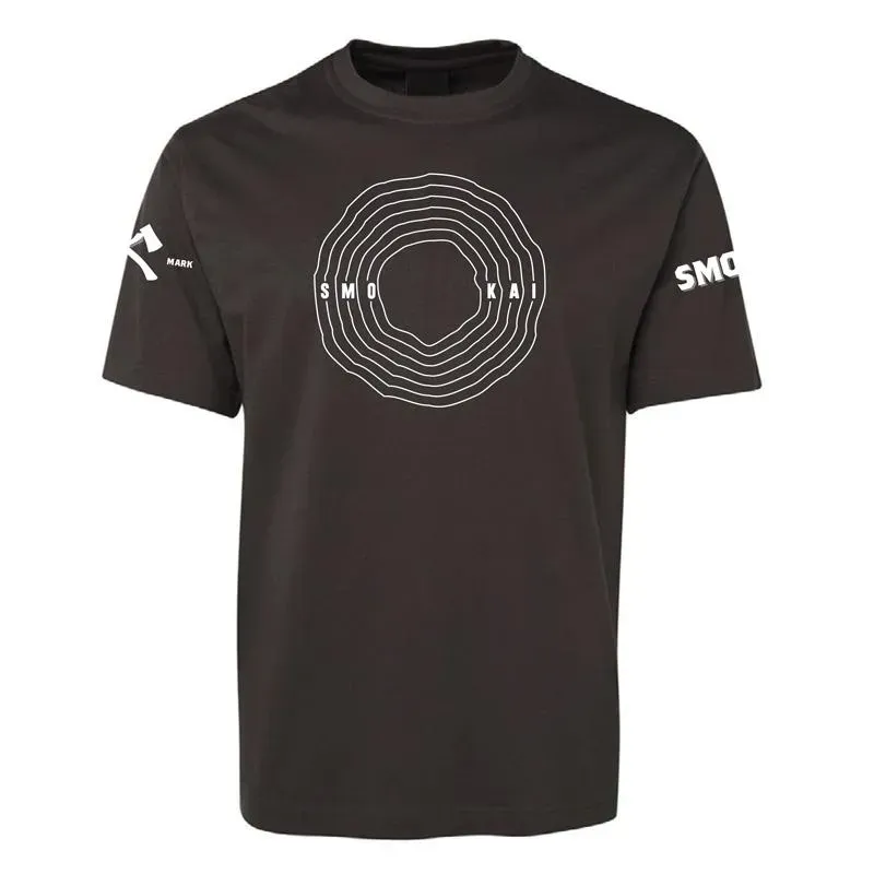 SMOKAI The Cut Black T-skjorte 2XL bomull