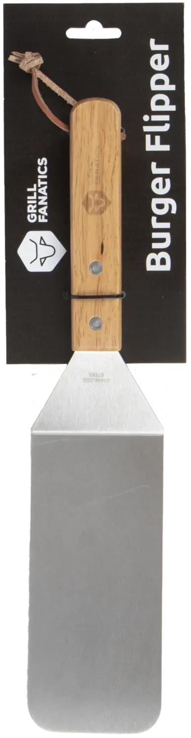 Grill Fanatics Hamburger Flipper grillspade i rustfritt stål