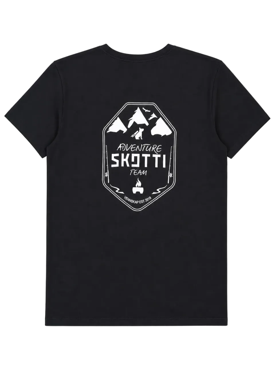 SKOTTI Adventure Club T-Shirt t-skjorte S–2XL i økologisk bomull