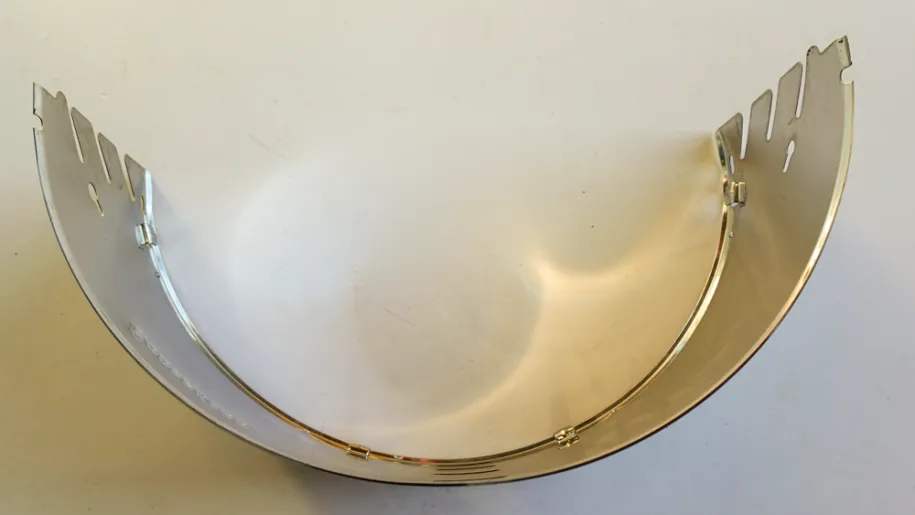 Barbecook 430 mm vindskjerm i rustfritt stål