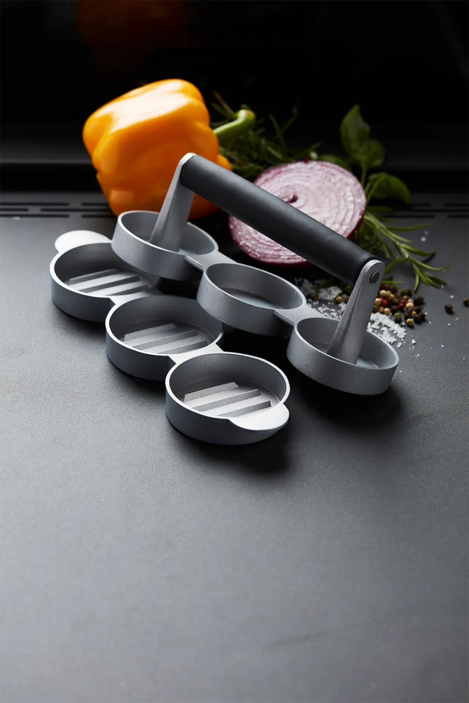 Barbecook Mini hamburgerpresse for 3 burgere