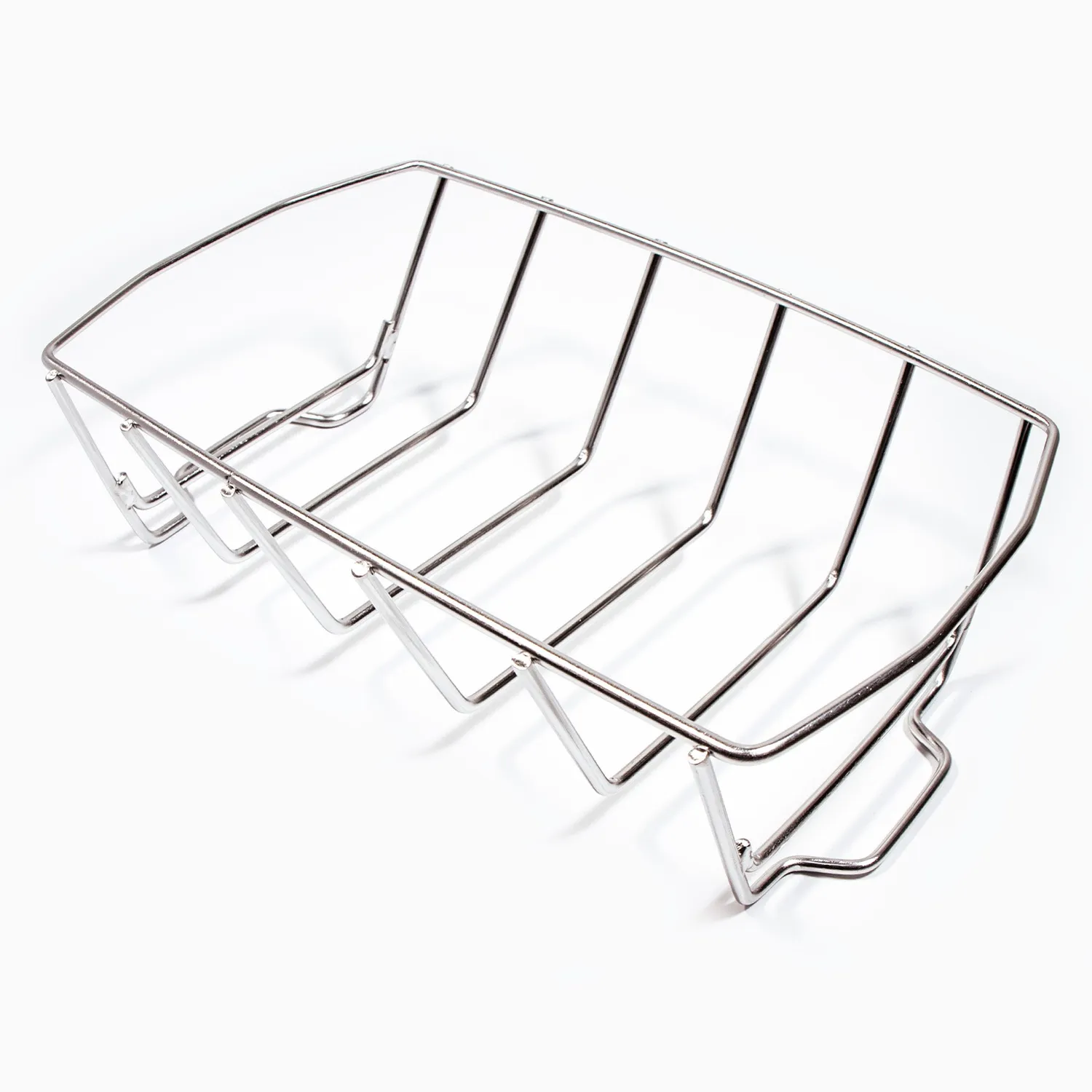 SnS Grills Rib 'N Roast Rack ribbestativ rustfritt stål