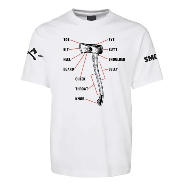 SMOKAI The Bits T-skjorte White XL bomull