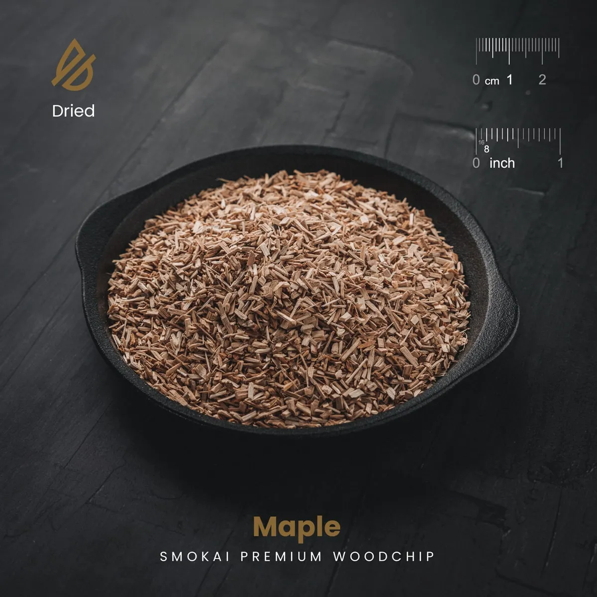 SMOKAI Premium Maple Wood Chips røykeflis 6 L lønn