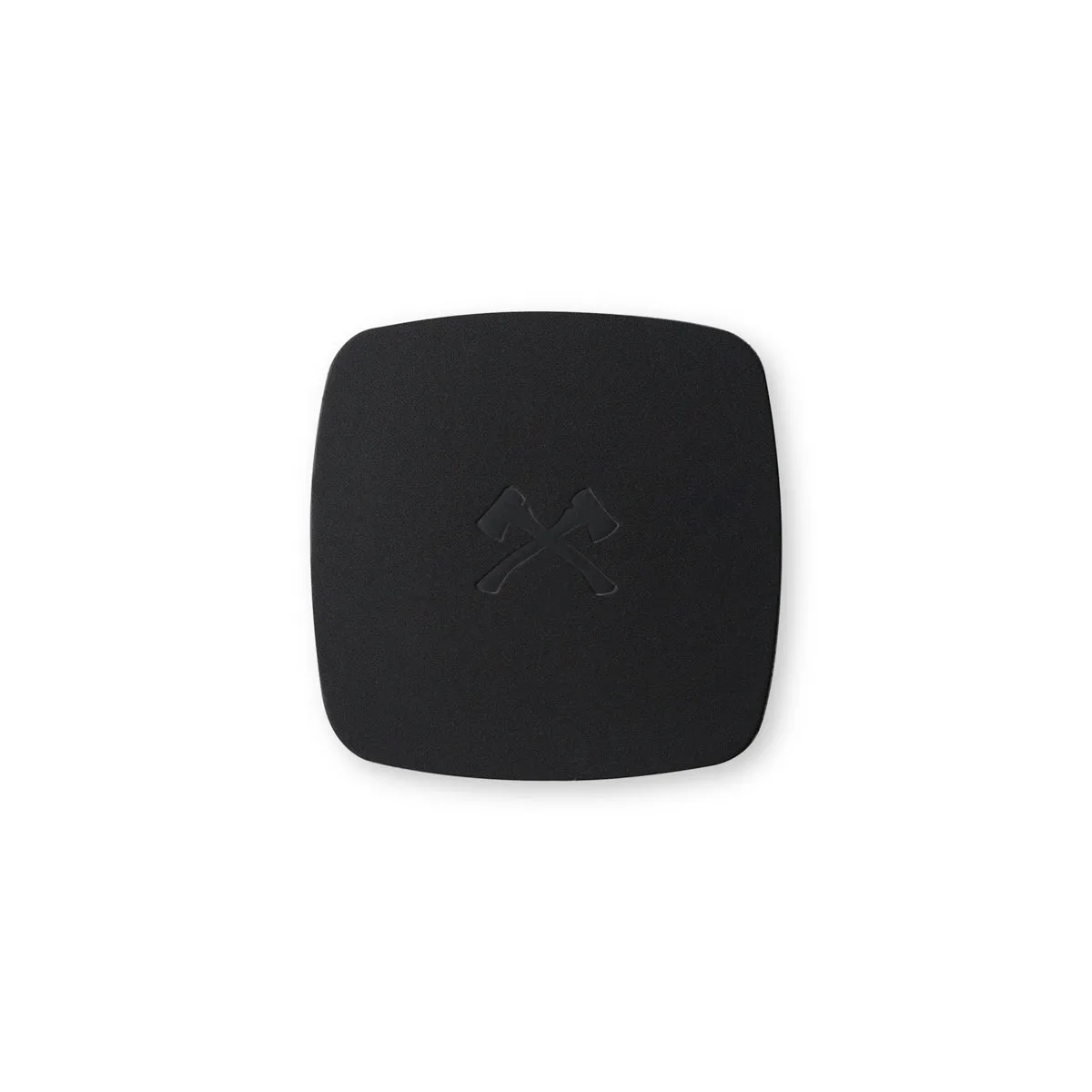 SMOKAI Leather Coaster Set 4 glassbrikker 10 × 10 cm svart