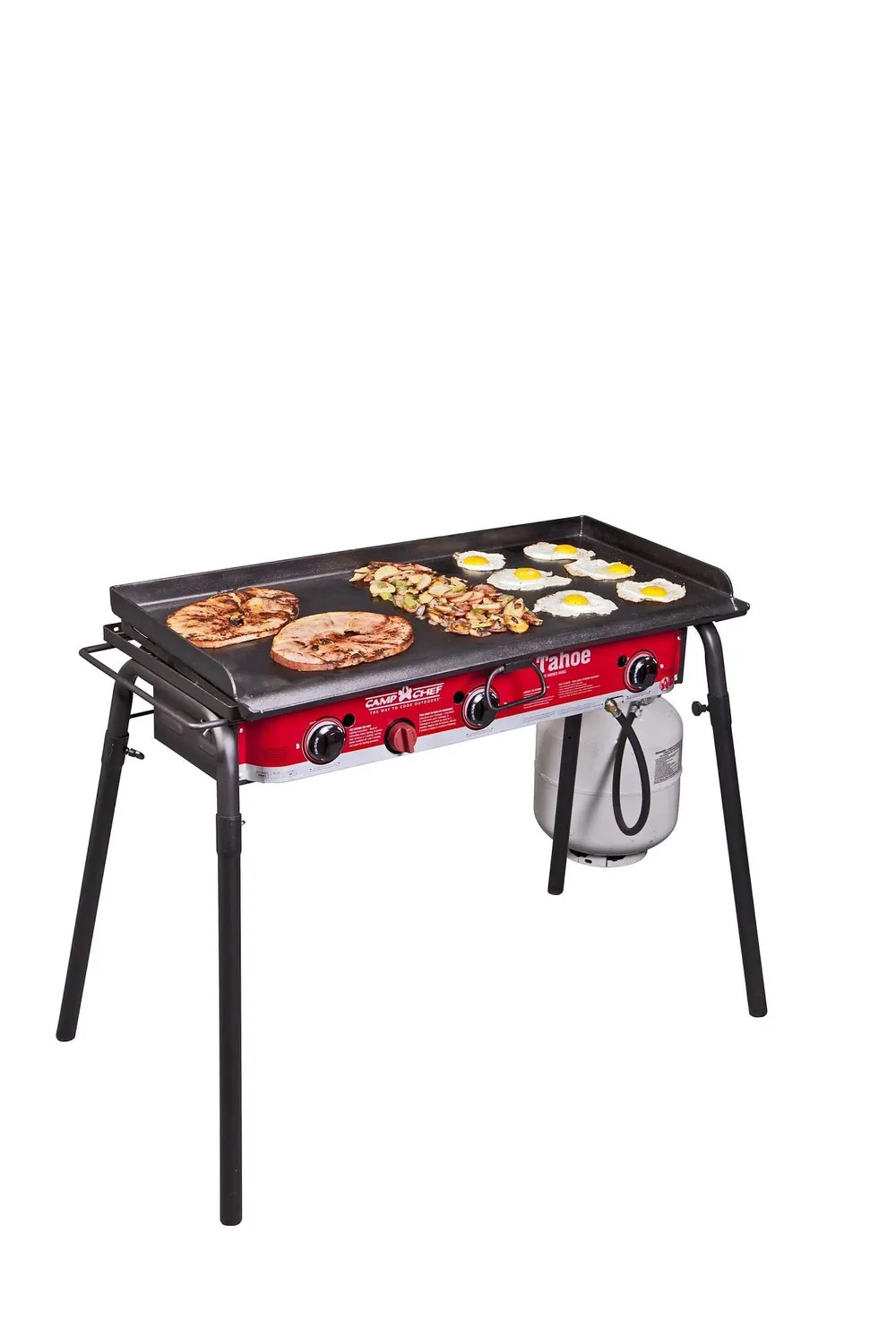 Camp Chef Griddles 16 stekeplate 3 brennere forhåndsinnbrent
