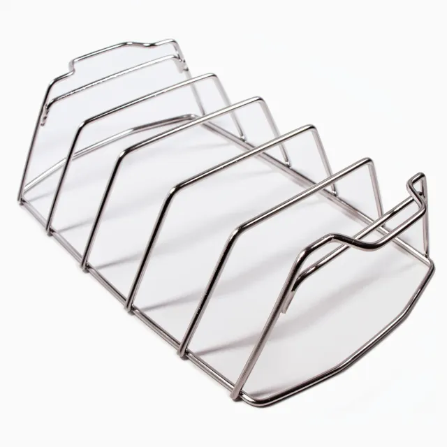 SnS Grills Rib 'N Roast Rack ribbestativ rustfritt stål