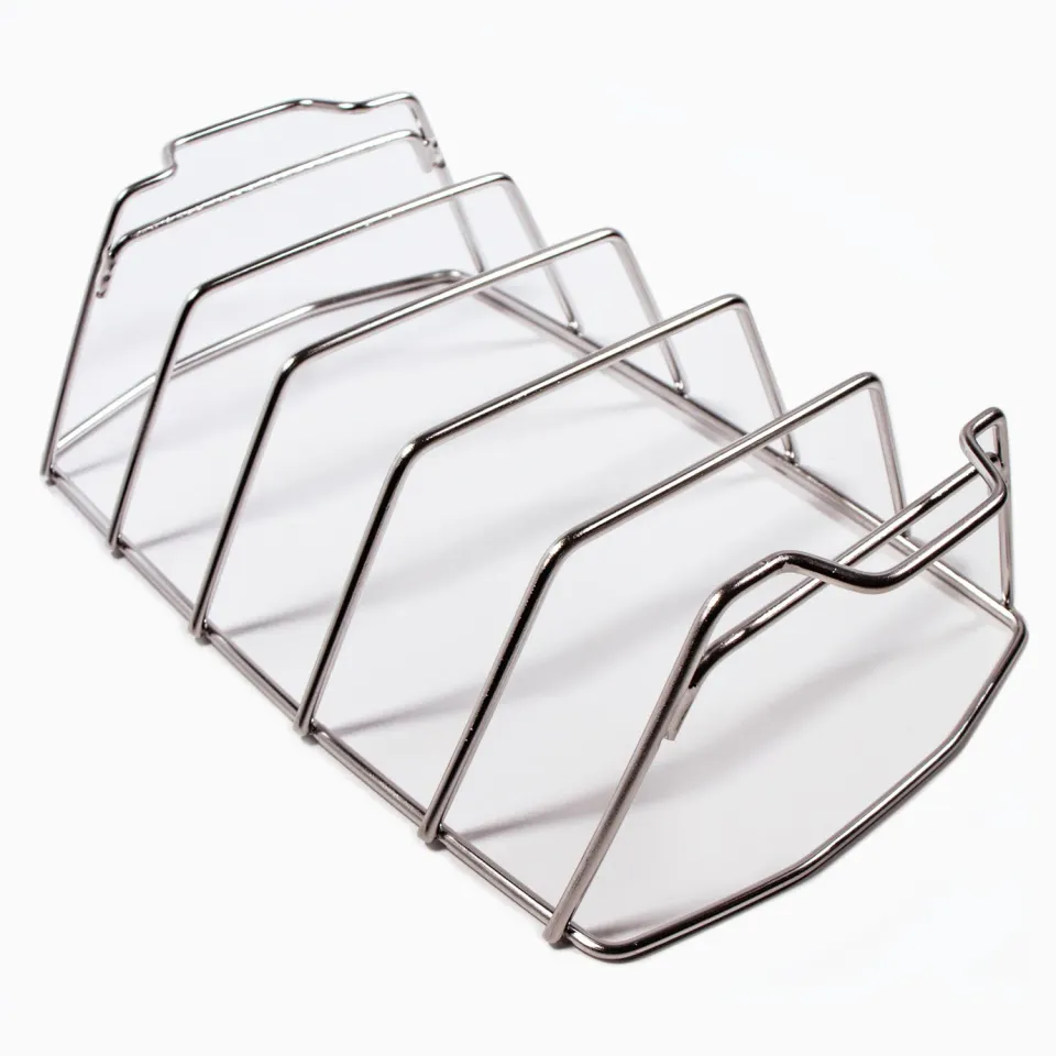 SnS Grills Rib 'N Roast Rack ribbestativ rustfritt stål