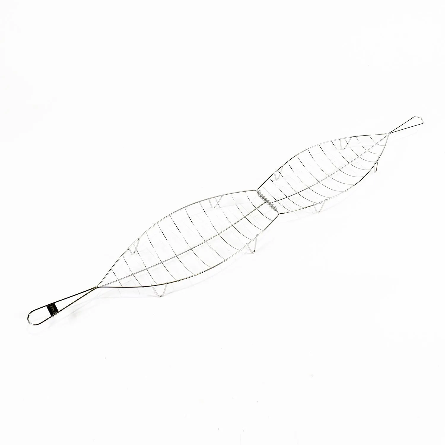Kasai Stainless Steel Fish Grilling Basket fiskekurv 42 x 16 cm rustfritt stål