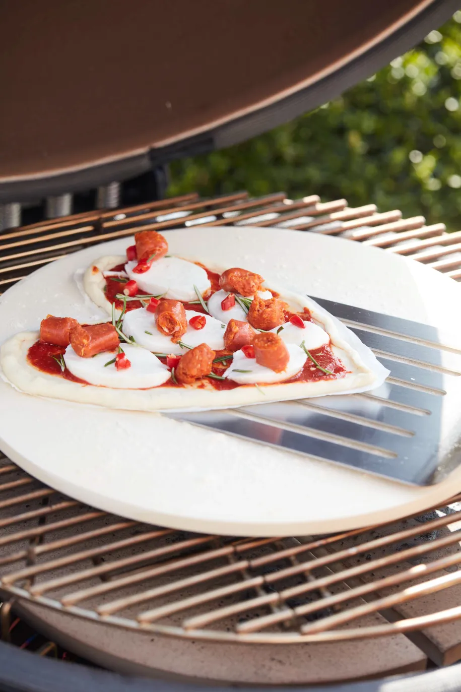 Barbecook Universal pizzastein i ildfast leire