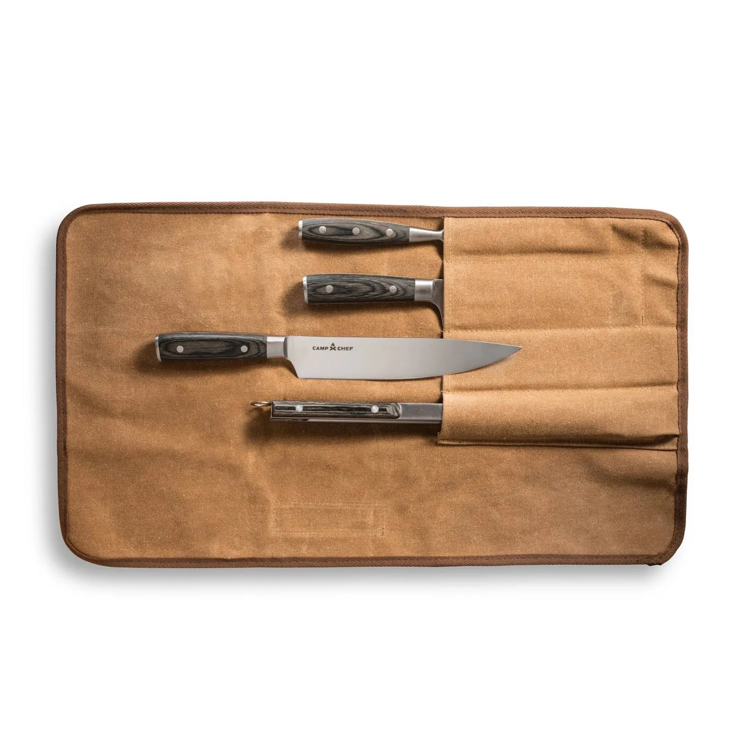 Camp Chef 4 Piece Carving Set knivsett med Pakkawood