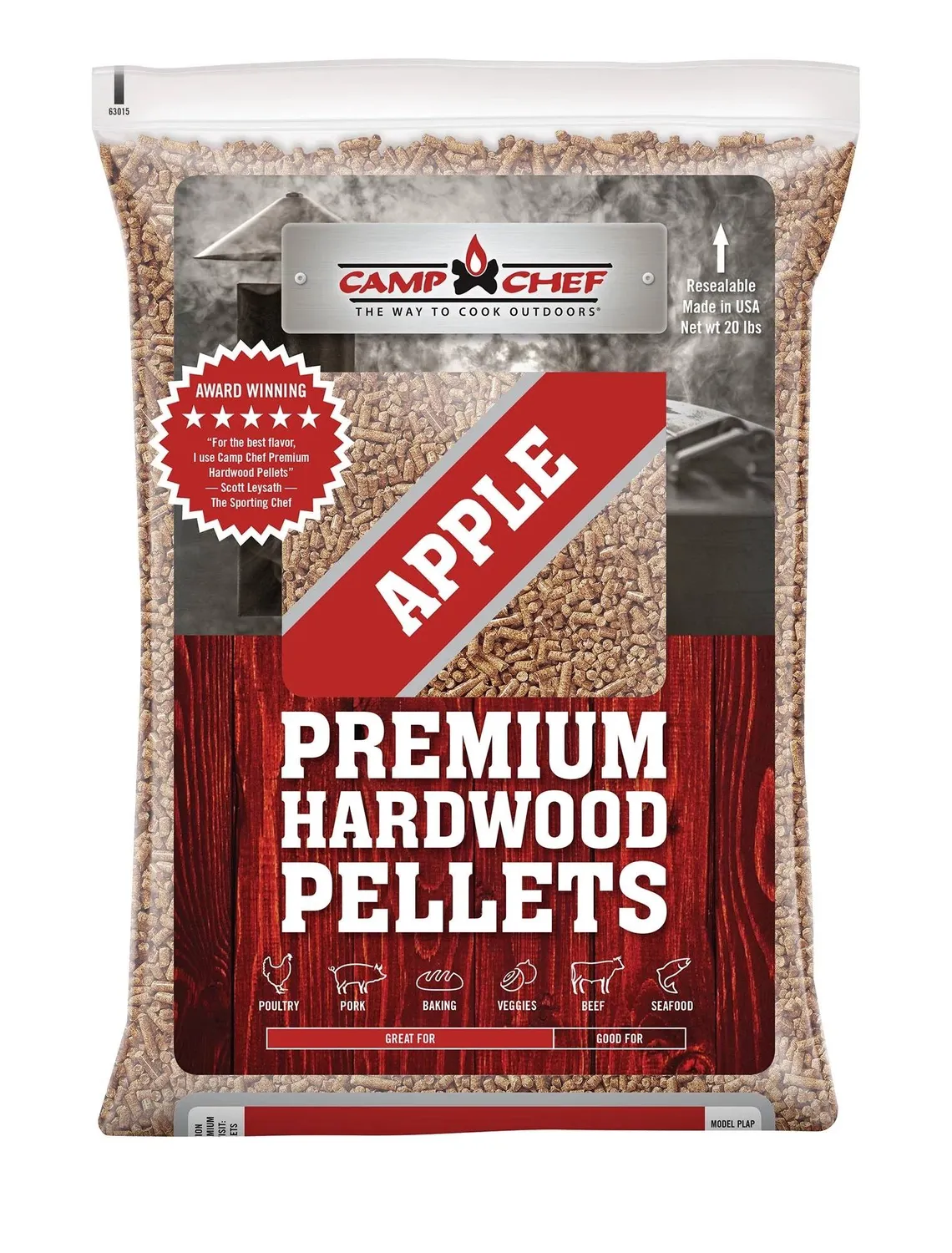 Camp Chef Hardwood Pellets grillpellets Southwest Mesquite 10 kg kraftig røyk