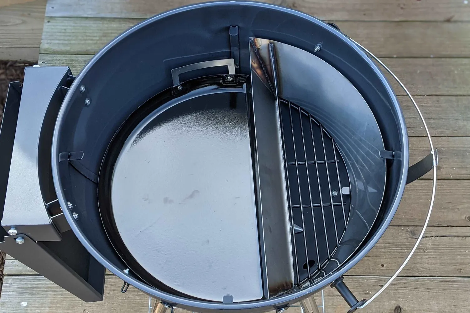 SnS Grills Slow 'N Sear Roasting Bundle kullkurv og stekepanne