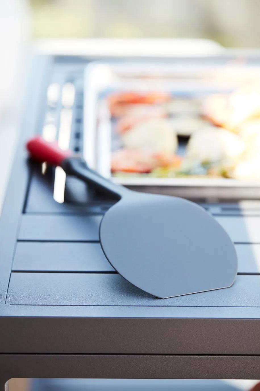 Barbecook nylon stekespade til plancha, rød