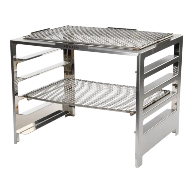 Kasai Kasai Konro Robata Rack grillhylle med to nivåer