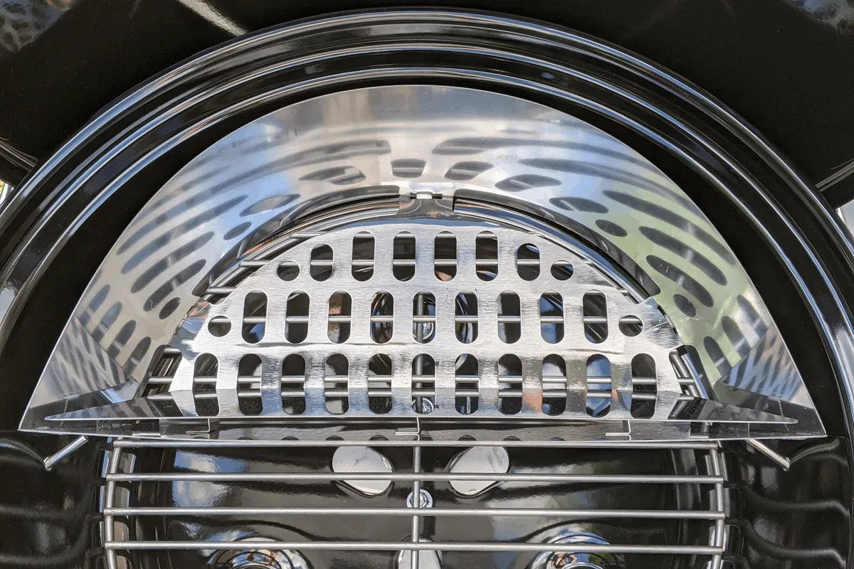 SnS Grills Slow 'N Sear 18 inch kullkurv i rustfritt stål