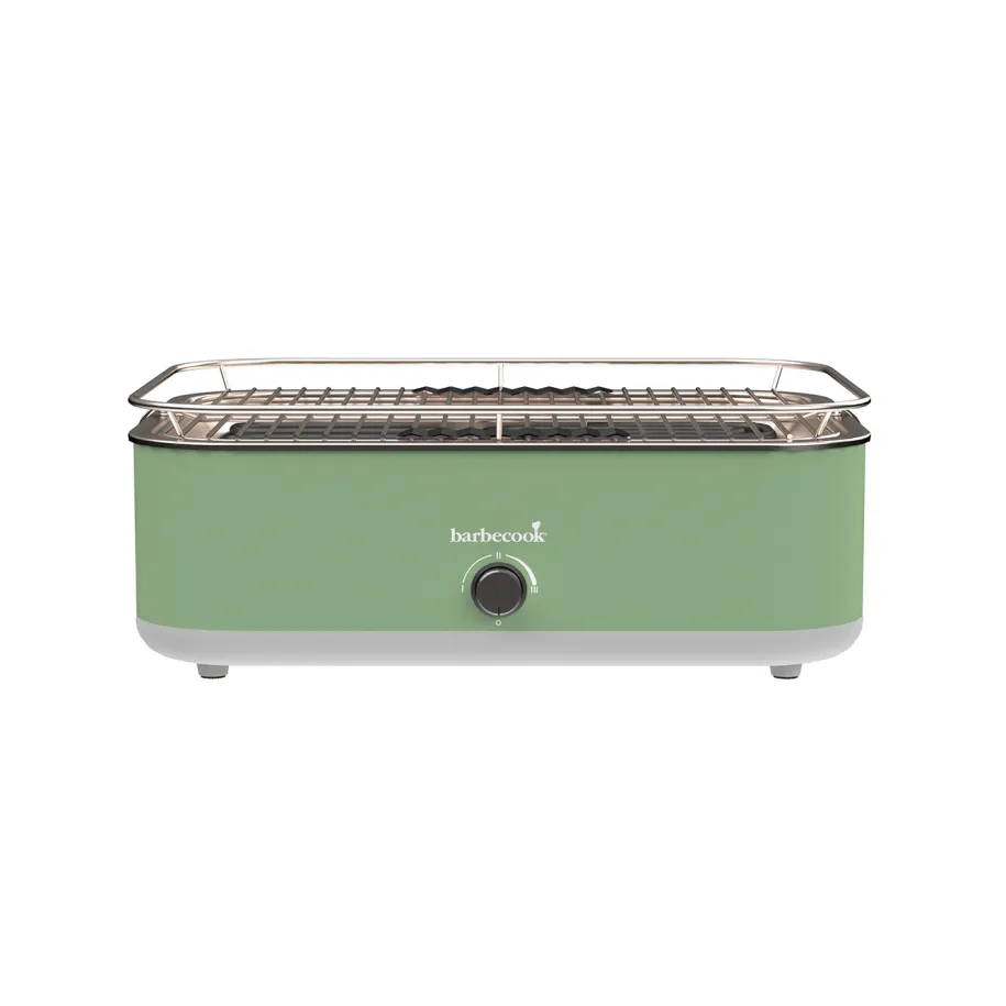 Barbecook E-Carlo elektrisk grill Paris Green kompakt