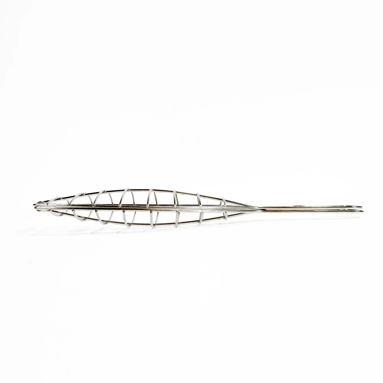 Kasai Stainless Steel Fish Grilling Basket fiskekurv medium 31 x 13 cm rustfritt stål