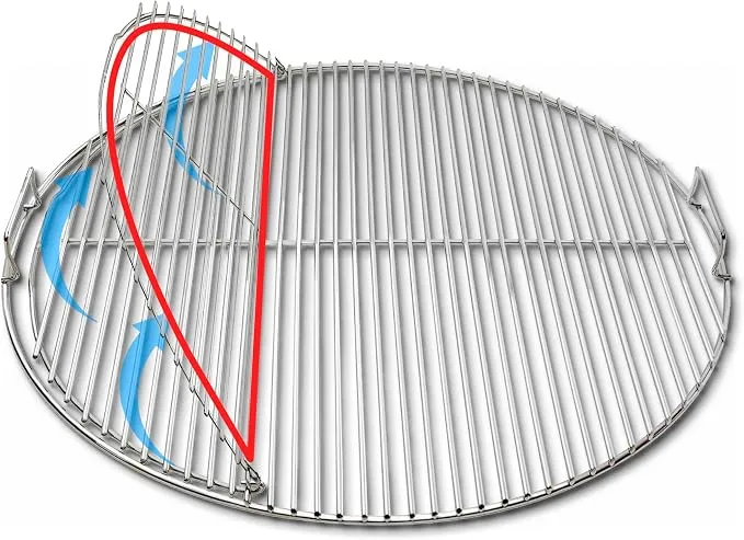 SnS Grills EasySpin 24-tommers grillrist for Weber Summit Kamado