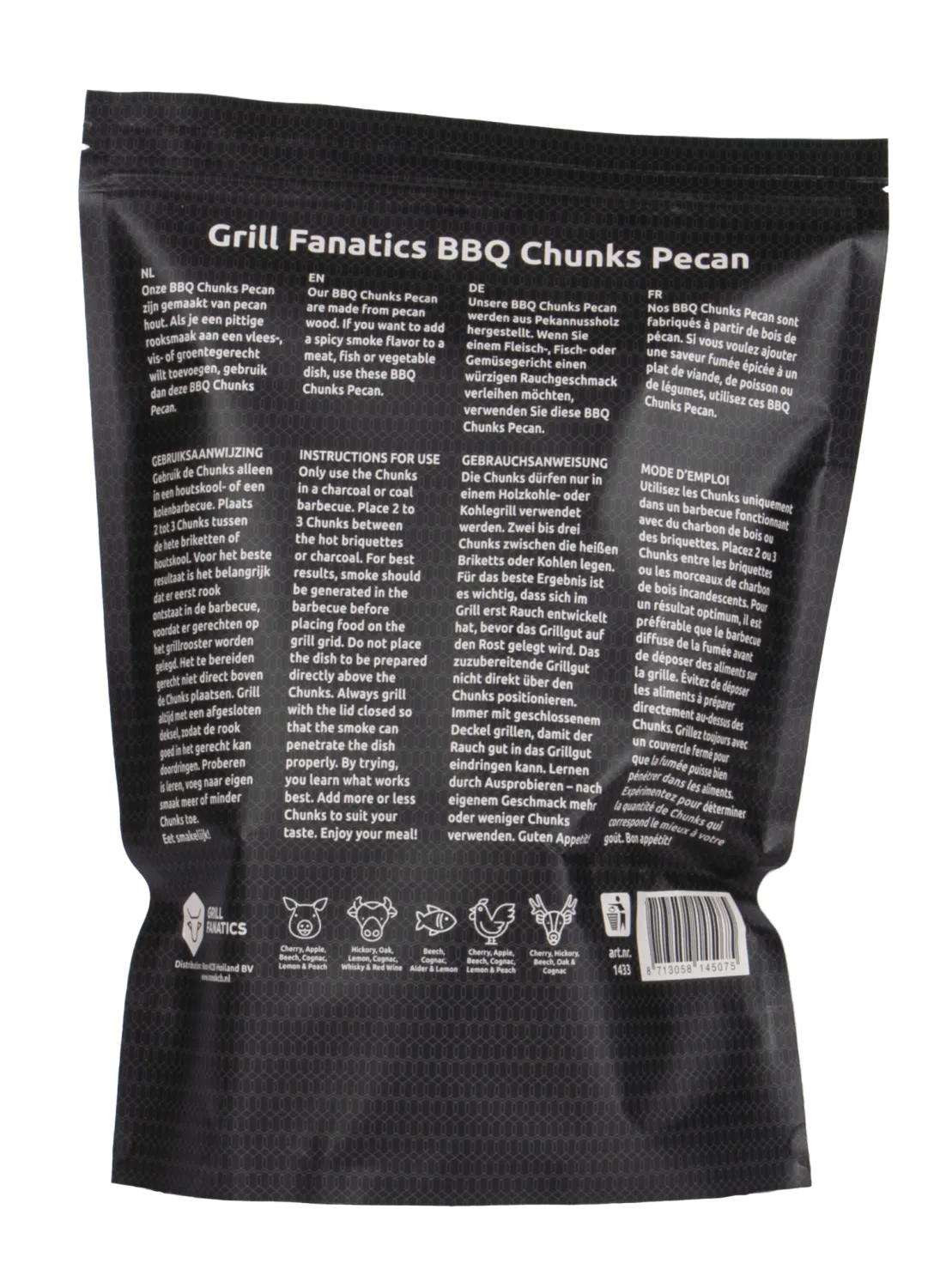 Grill Fanatics BBQ Chunks pecan røykchunks
