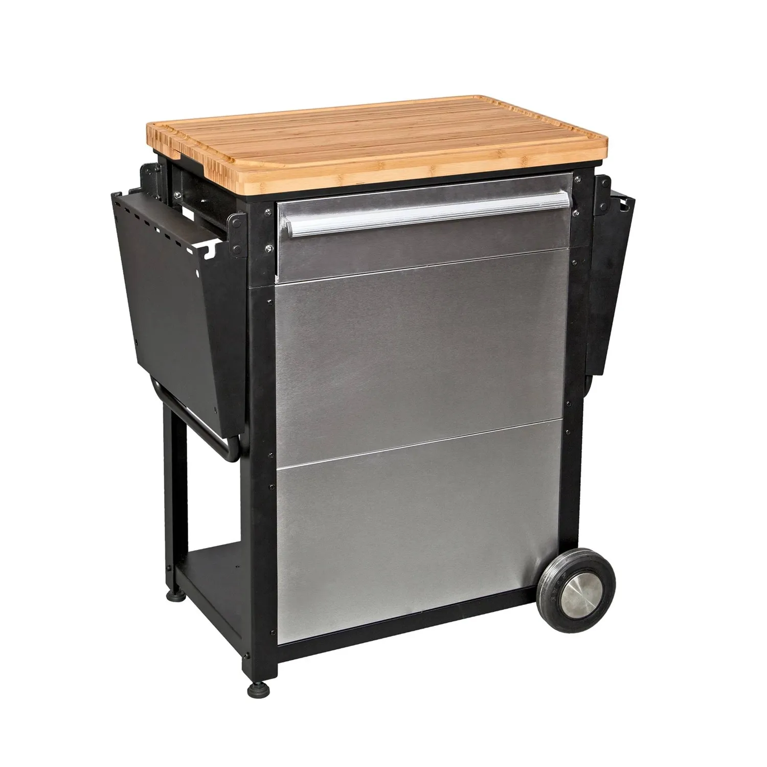 Camp Chef Patio Cart grillvogn med sammenleggbare sidehyller
