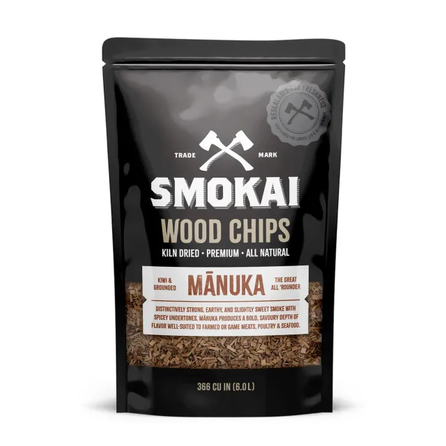 SMOKAI Premium Manuka røykeflis 6L tung røyk