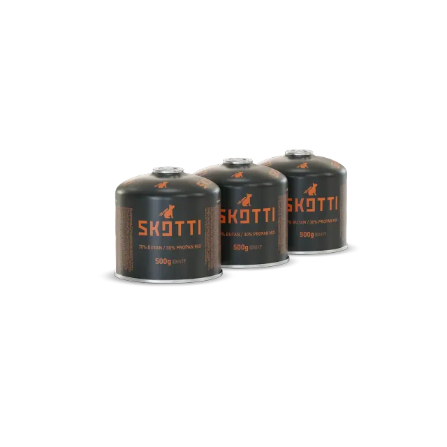 SKOTTI GAS 3ER-PACK gasspatron 3-pakning