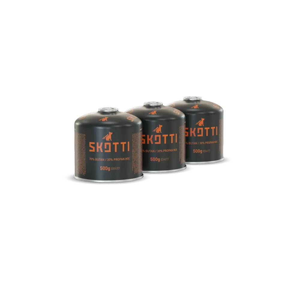 SKOTTI GAS 3ER-PACK gasspatron 3-pakning