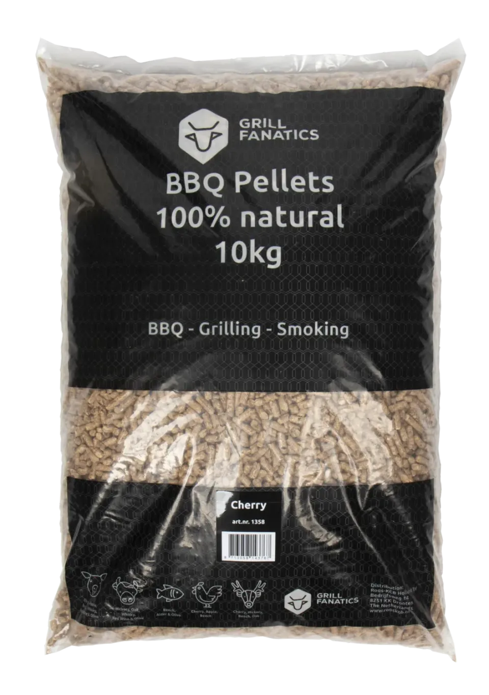 Grill Fanatics BBQ Pellets kirsebær til røyking