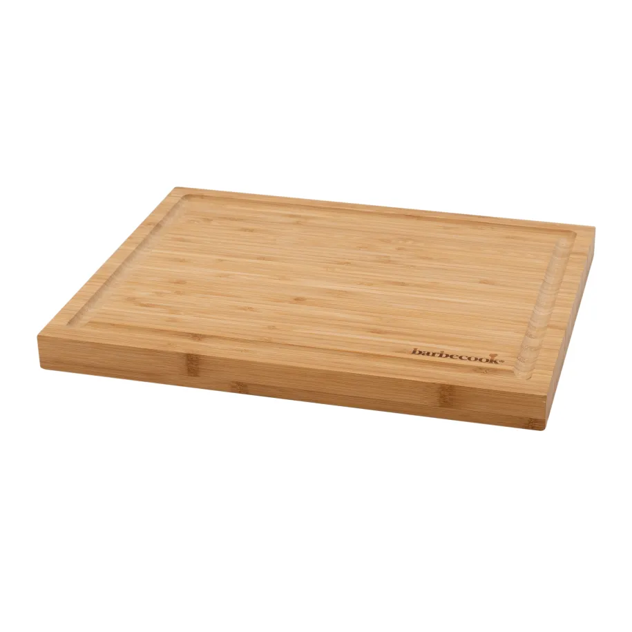 Barbecook bambus skjærefjøl 40 x 30 x 3 cm med saftrenne FSC