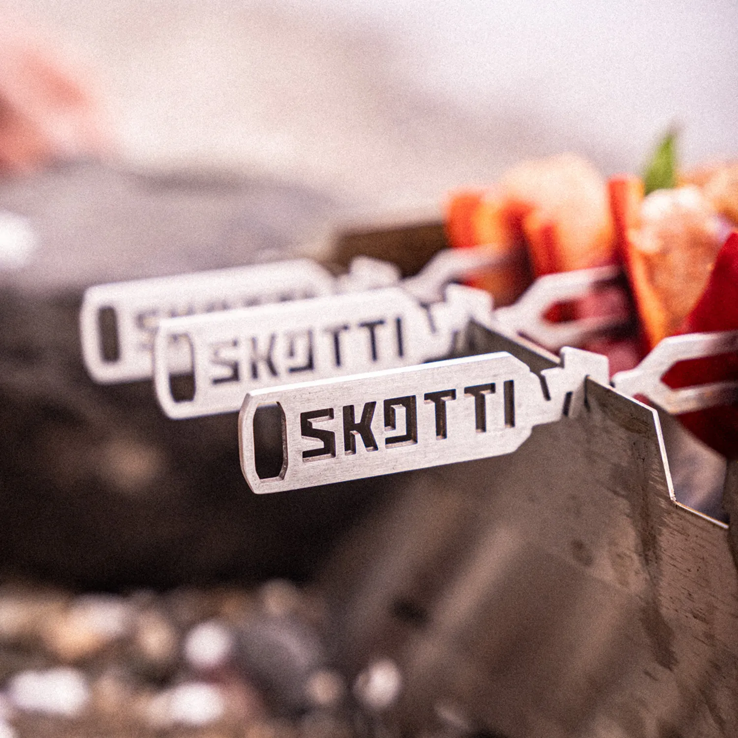 SKOTTI PIKES grillspyd 6 stk, dobbeltspyd